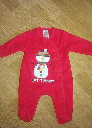 Флисовый человечек от 0-3