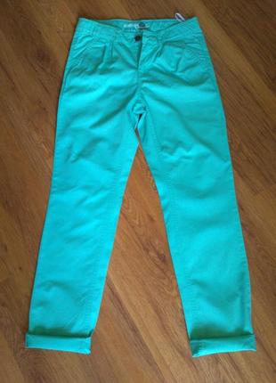 Ментоловые летние брюки чиносы