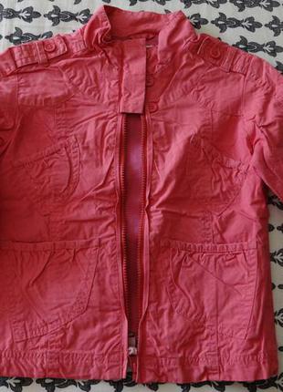 Летняя  куртка-ветровка  для девочки bamboo kids (пр-во хорватия), рост 116см