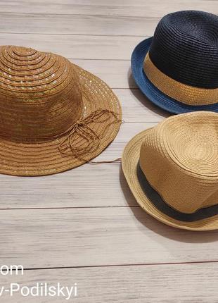 Капелюх, пляжна капелюх, панама1 фото