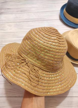 Капелюх, пляжна капелюх, панама2 фото