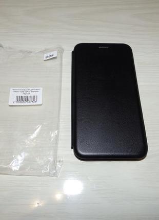 Чехол-книжка  для xiaomi redmi note 6 pro black2 фото