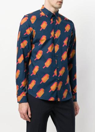 Paul smith ice lolly print shirt сорочка tailored fit оригінал (s)2 фото