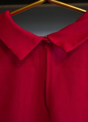 Блузка червона легка вечірня van gils4 фото