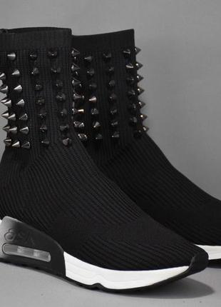 Ash sock air кросівки жіночі брендові оригінал. 37-38 р/24.5 см.2 фото
