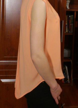 Оригинальная блуза персикового цвета бренд suiteblanco3 фото