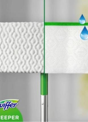 Швабра swiffer +2салфеток складывающаяся швабра6 фото