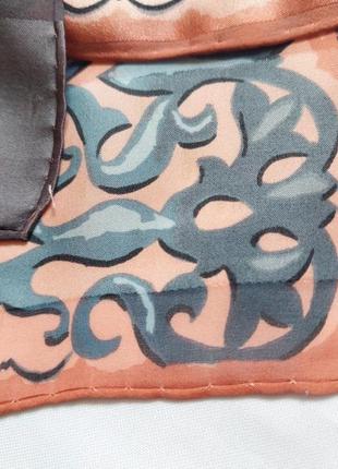 Шелковый шарфик * шов роуль jane shilton( 28 см на 126 см)6 фото