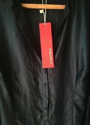 Блузка черная полупрозрачная новая castro6 фото
