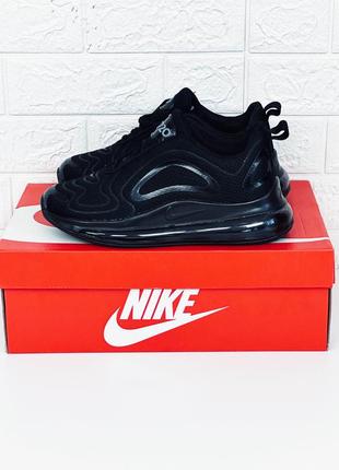 Кроссовки nike air max 720 сетка лето кросовки найк аир макс 720 чёрные2 фото