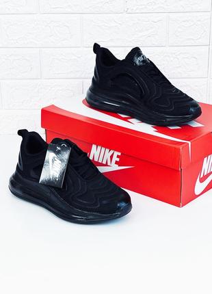 Кроссовки nike air max 720 сетка лето кросовки найк аир макс 720 чёрные5 фото