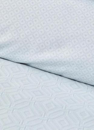 Набор постельное белье с покрывалом + плед karaca home privat - celine pudra пудра евро постільна білизна євро10 фото