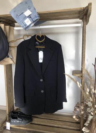 Zara чорний піджак xs-s