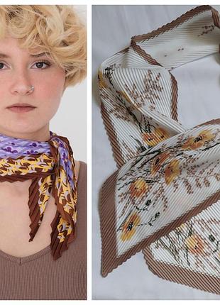 Шийний плессированный хустку,пов'язка на сумку,голову( 131 см нс 18 см)