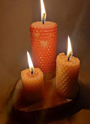 Свічка з вощини1 фото