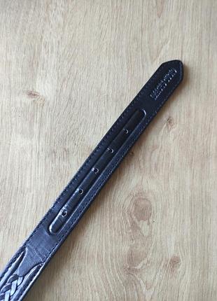 Шикарный мужской кожаный ремень keywest, сша , made in italy. р.100