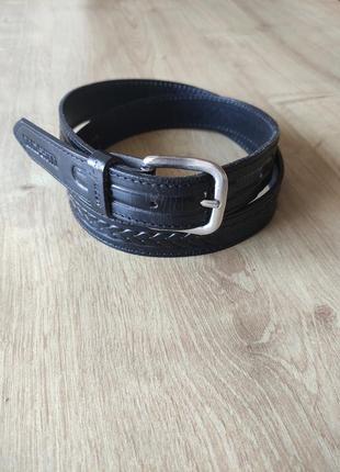 Шикарный мужской кожаный ремень keywest, сша , made in italy. р.100