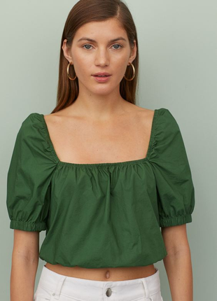 Натуральний топ h&m блуза