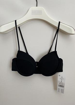 Купальный лиф бра топ базовый gina tricot