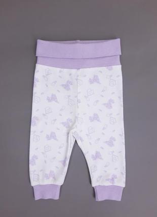 Новые хлопковые штаны для новорожденных lupilu лиловый цвет