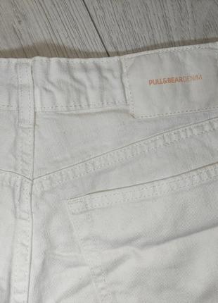Белые шорты джинсовые4 фото
