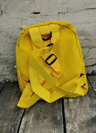 Рюкзак girraffe жовтий милий рюкзачок для дівчаток і хлопчиків річний яскравий5 фото