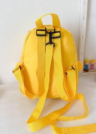 Рюкзак girraffe жовтий милий рюкзачок для дівчаток і хлопчиків річний яскравий4 фото