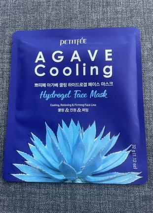 Гидрогелевая маска petitfee agave cooling hydrogel face mask1 фото