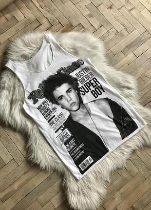 Маечка с принтом , 100% хлопок!