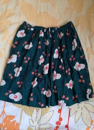 Классная цветочная юбка вискоза john lewis2 фото