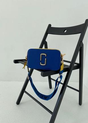 Сумка marc jacobs the snapshot yellow blue3 фото