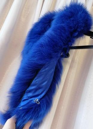 Еко хутро песець на комір люкс якість \\\ эко мех песец на воротник люкс качество