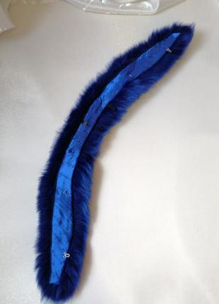 Еко хутро песець на комір люкс якість \\\ эко мех песец на воротник люкс качество
