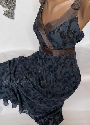 Шикарное , нежное платье из шёлка2 фото