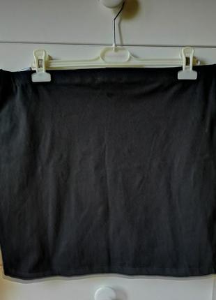 Чорна, утягуюча міні-юбка від  primark, р. 18 (3xl)2 фото
