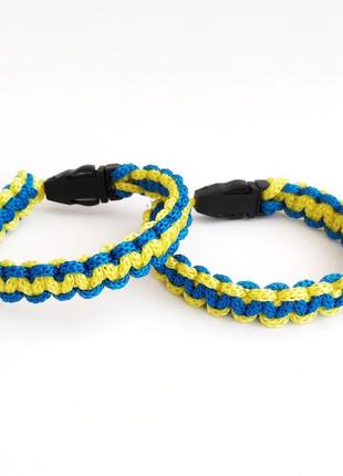 Патріотичний браслет жовто-блакитний