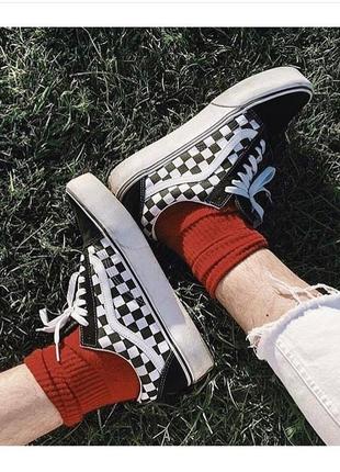 Vans old skool primary check4 фото