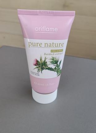 Маска для лица с глиной орифлейм oriflame pure nature