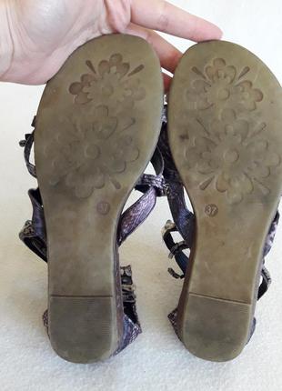 Оригинальные сандалии, босоножки фирмы shoes p. 37 стелька 24 см4 фото