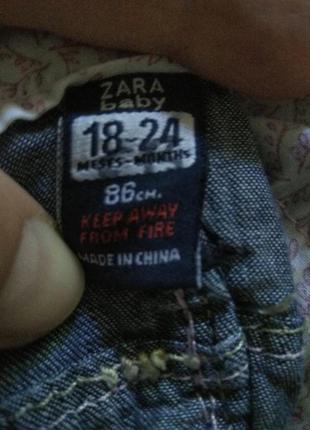 Сарафан джинсовый zara baby3 фото