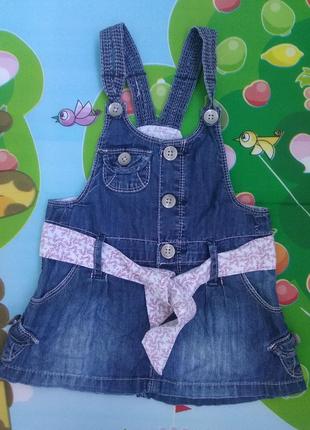 Сарафан джинсовий zara baby
