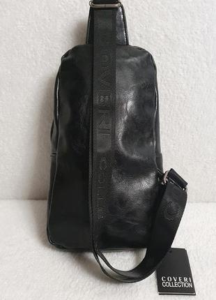 Стильная мужская сумка- рюкзак на одной лямке/ рюкзак на одном ремне/ молодёжная сумка через плечо5 фото