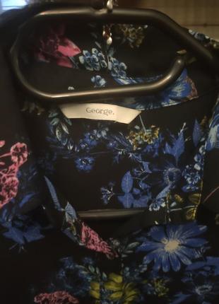 Блузка в цветы3 фото