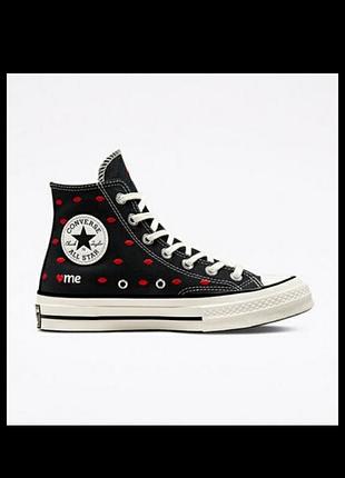 Кеди converse chuck 70 з валентинками3 фото