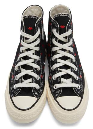 Кеди converse chuck 70 з валентинками8 фото