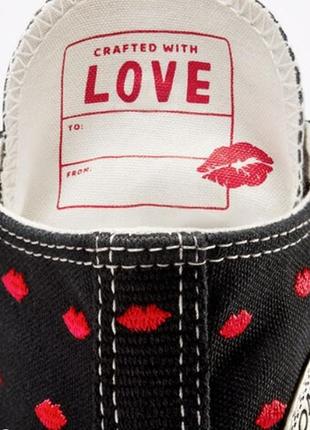 Кеди converse chuck 70 з валентинками9 фото