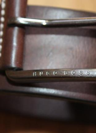 Кожаный ремень италия hugo boss2 фото