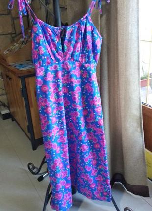 Остання ціна!!! сукня сарафан міді яскравий7 фото