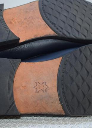 Кожаные туфли мокасины лоферы слипоны gallus р. 9 р. 43 28,8 см германия6 фото