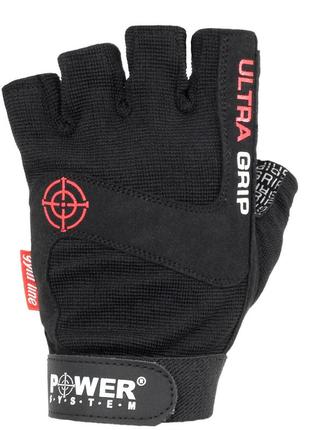Перчатки для фитнеса и тяжелой атлетики power system ultra grip ps-2400 black xl4 фото